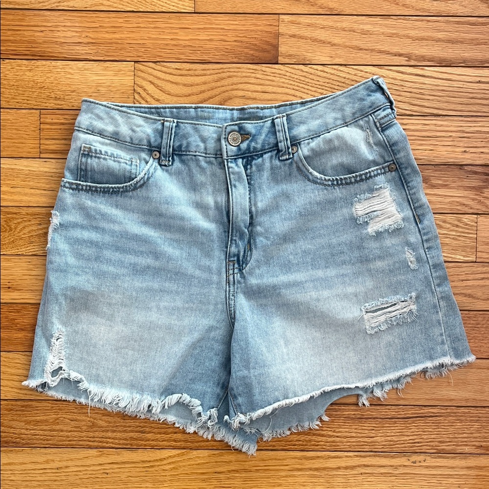 Denim Distressed Women Shorts